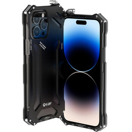 Etui R-JUST do iPhone 14 Pro, pancerne Hollow Armour, czarne