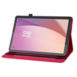 Etui do Lenovo Tab M9, Wallet Pen Slot, czerwone
