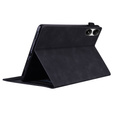 Etui z klapką i kieszonkami na karty do Xiaomi Redmi Pad 2 - Czarne
