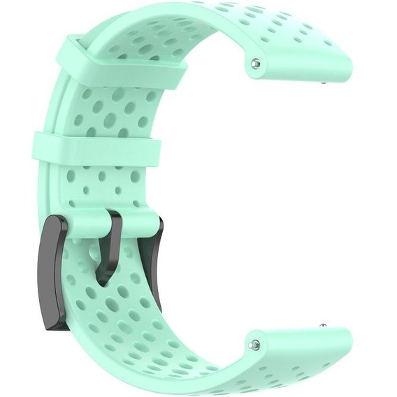 Pasek Silikonowy do Suunto 9 24mm - Turkusowy