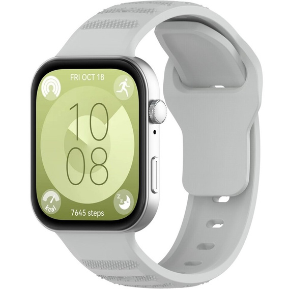 Pasek Silikonowy do Huawei Watch Fit 4 / 4 Pro / 3, Szary