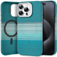 Etui do iPhone 15 Pro, Frame Kickstand, do MagSafe, Moon Green