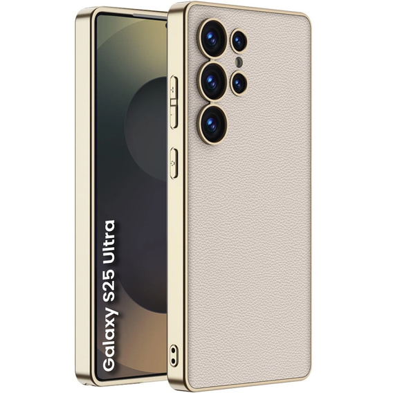 Etui do Samsung Galaxy S25 Ultra, GKK Leather, tytanowe szare