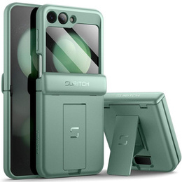 Etui do Samsung Galaxy Z Flip 5, Suritch Full Body, zielone