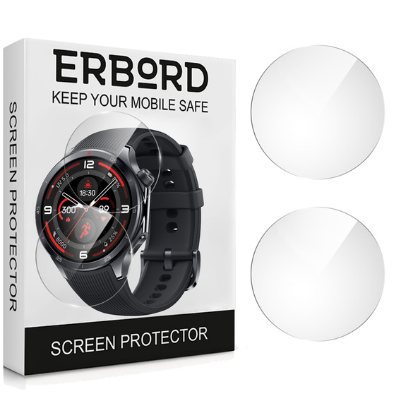 2x Szkło Hartowane ERBORD do OnePlus Watch 3, Szybka
