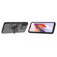 Etui do Xiaomi Redmi 12C, Kickstand Ring, czarne