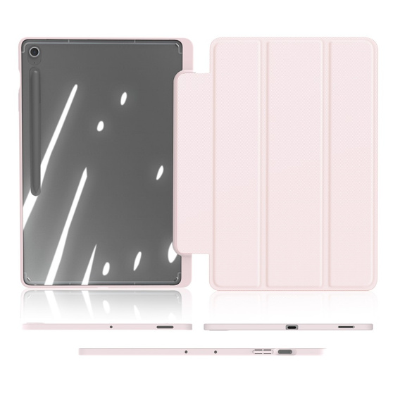 Etui Dux Ducis Toby Series do Samsung Galaxy Tab S10 FE+ Plus – różowe