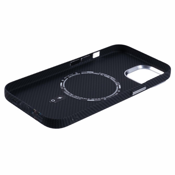 Etui do iPhone 13, Carbon Fiber MagSafe, czarne