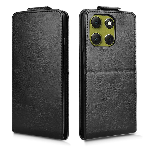 Etui z klapką do Motorola Moto G86 5G, Flip, czarne