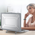  Etui Pancerne Kickstand do Macbook Pro 14 2021 A2442, Szare