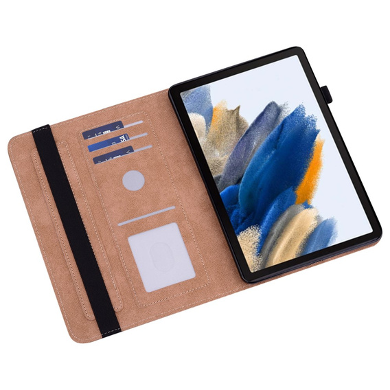Etui do Samsung Galaxy Tab A9+, Classic, z miejscem na rysik, czarne