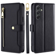 Etui z klapką do Samsung Galaxy A54 5G, Wallet Zipper Pocket, czarne