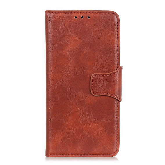 Skórzane Etui Wallet do Xiaomi Redmi Note 8 - Brown