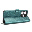 Etui z klapką do Oppo A5 Pro 5G, Wallet Rhombus, zielone