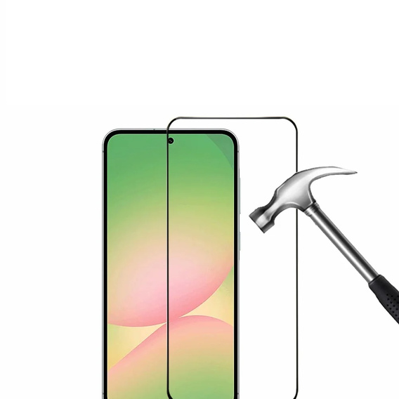 Szkło Hartowane 3D do Samsung Galaxy A56 5G, czarna ramka