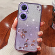 Etui do OnePlus Nord CE 3 Lite 5G, Glitter Flower, fioletowe