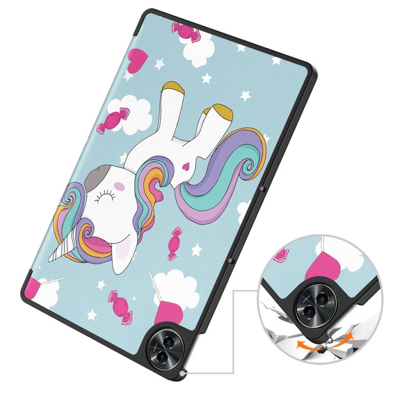 Etui do Realme Pad 2, Smartcase, unicorn