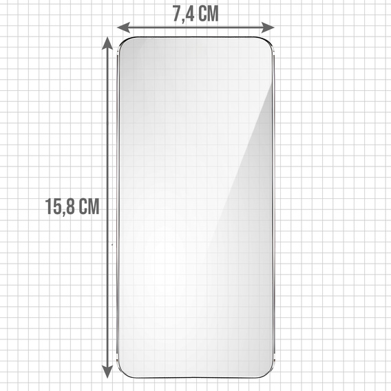 2x Szkło Hartowane do Xiaomi Poco F8 Ultra, ERBORD 3D pełne, szybka na cały ekran