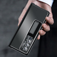 Etui ze szkłem do Samsung Galaxy Z Fold 4 5G, Premium Alloy, Black