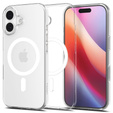 Etui Spigen do iPhone 17, Liquid Crystal Mag MagSafe, Clear/White