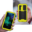 Etui pancerne do Samsung Galaxy S23 Plus, R-JUST CamShield Slide, żółte