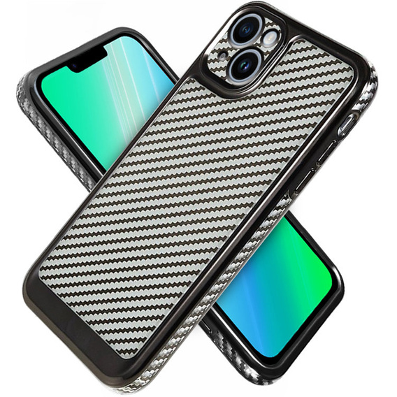 Etui do iPhone 14 Carbon Slim Case Obudowa, Czarne