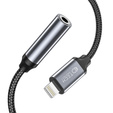  Adapter Lightning - Minijack 3,5mm, Tech Protect, Czarny