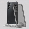 Etui IMAK do Samsung Galaxy S23 FE, Dropproof, przezroczyste / czarne