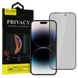 Szkło Hartowane Prywatyzujące do iPhone 17 Pro Max, Privacy Glass, czarne