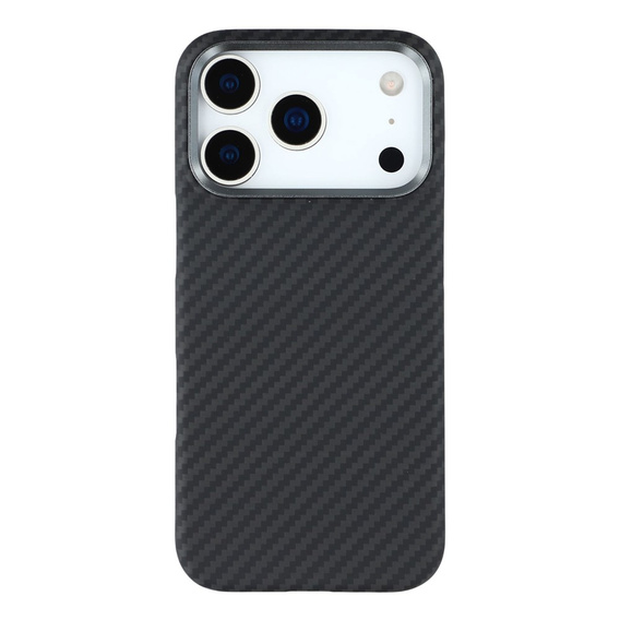 Etui do iPhone 17 Pro, włókno karbonowe, do MagSafe, czarne