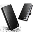 Etui z klapką do Samsung Galaxy S25 Ultra, QIALINO Leather Wallet, czarne