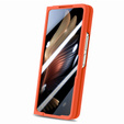 Etui do Samsung Galaxy Z Fold6 5G, z rączką, pomarańczowe
