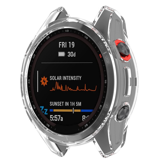 Etui do Garmin Fenix 7s, Transparent 