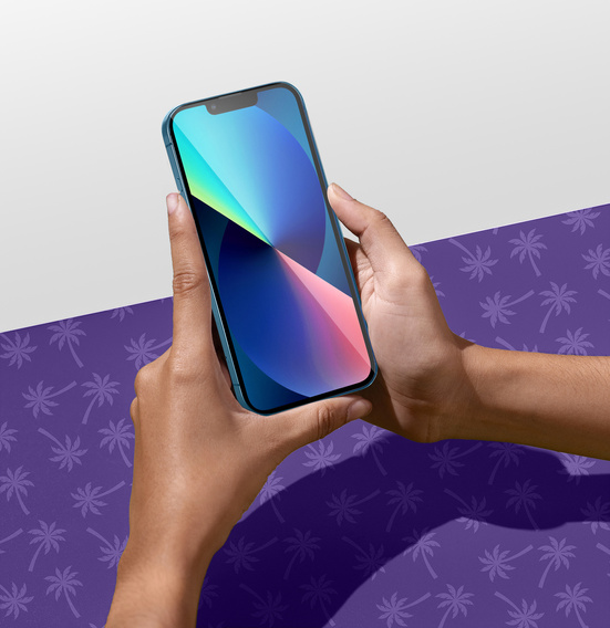 Szkło Hartowane Prywatyzujące Shy Palm do iPhone 13 Mini