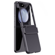 Etui do Samsung Galaxy Z Flip7 FE / Z Flip6, PC Case, ze szkłem, czarne