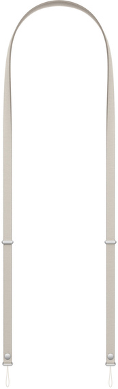 Smycz na telefon kompatybilna z etui do iPhone 17, odpinana magnetyczna klamra, pasek na szyję – beżowa