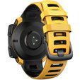 Pasek silikonowy dwukolorowy do Garmin Instinct – żółto-czarny