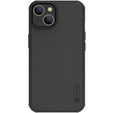 Etui NILLKIN do iPhone 15 Plus, Frosted Shield, do MagSafe, czarne