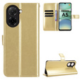 Etui z klapką do Xiaomi Redmi A5, Crazy Horse Wallet, złote