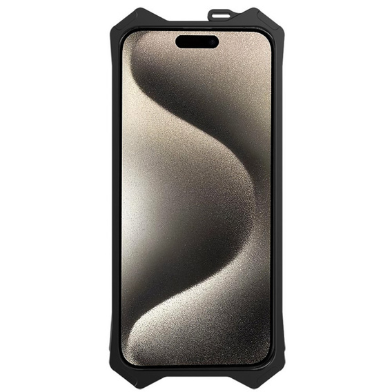 Etui pancerne do iPhone 15 Pro Max, Aluminum Alloy, czarne