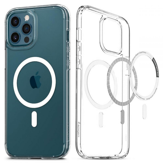 Etui SPIGEN do iPhone 12 Pro Max, Ultra Hybrid Mag do MagSafe, White