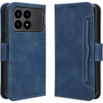 Etui z klapką do Xiaomi Poco F8 Pro, Card Slot, niebieskie