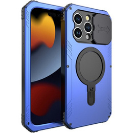 Etui do iPhone 15 Pro, DefenderMag, niebieskie