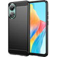 Etui do Oppo A78 4G, Karbon, czarne