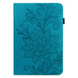 Etui do Lenovo Tab M9, With stand, Flower, niebieskie