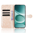 Etui z klapką do Xiaomi Redmi Note 15 Pro 5G, Wallet Rhombus, złote