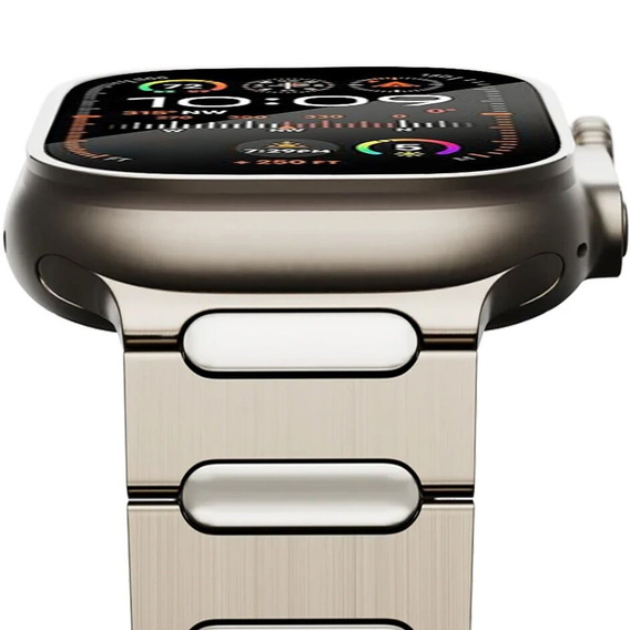 Bransoleta do Apple Watch 1/2/3/4/5/6/7/8/9/SE/ULTRA/ULTRA 2 42/44/45/49MM, Tytanowa