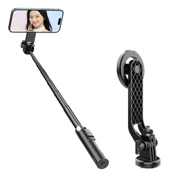 Blavec Selfie Stick Aluminium Fusion P06 Magsafe tripod + pilot + mocowanie 1,34 metra - czarny