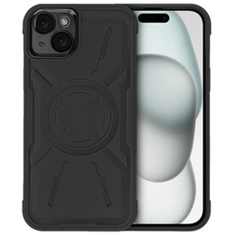 Etui do iPhone 15 Plus, ERBORD Armor Mag do MagSafe, czarne