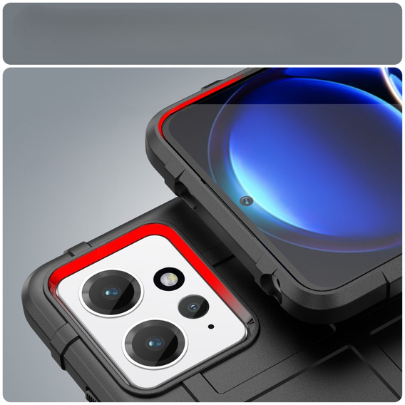 Etui do Xiaomi Redmi Note 12 4G, Rugged Shield, czarne